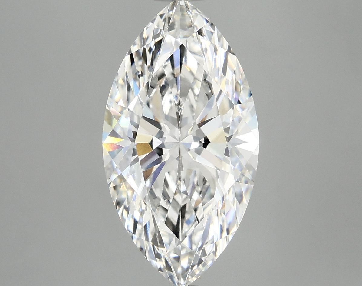 3.09 Carat Marquise Shaped Excellent Cut VVS2 IGI Certified Lab Grown Diamond