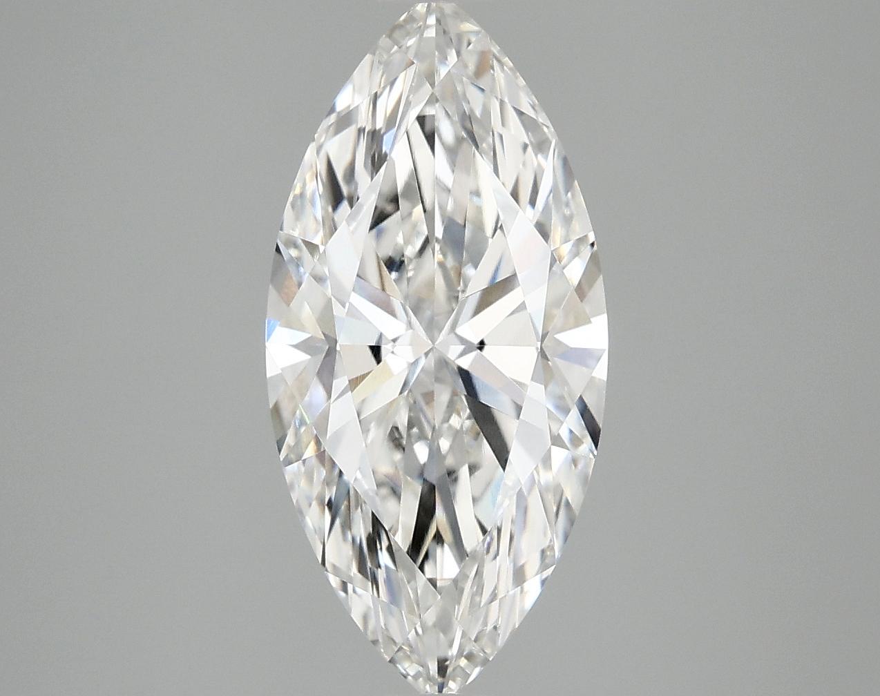 3.01 Carat Marquise Shaped Excellent Cut VVS1 IGI Certified Lab Grown Diamond