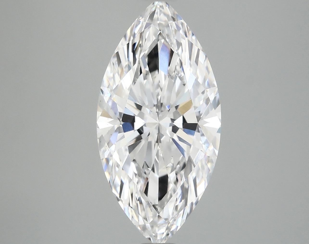 3.08 Carat Marquise Shaped Ideal Cut VS1 IGI Certified Lab Grown Diamond