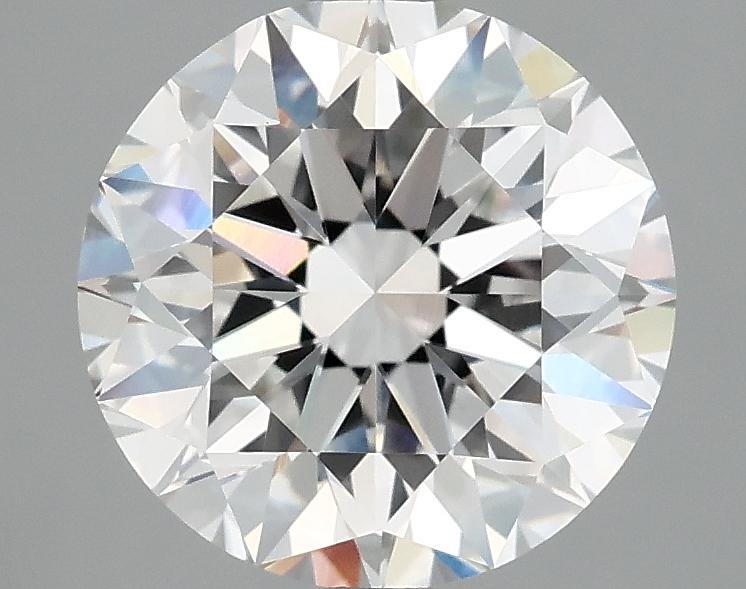 3.07 Carat Round Shaped Excellent Cut VVS2 IGI Certified Lab Grown Diamond