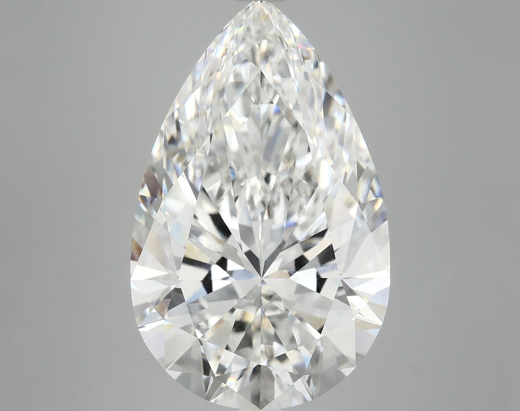 10.38 Carat Pear Shaped Ideal Cut VVS2 IGI Certified Lab Grown Diamond