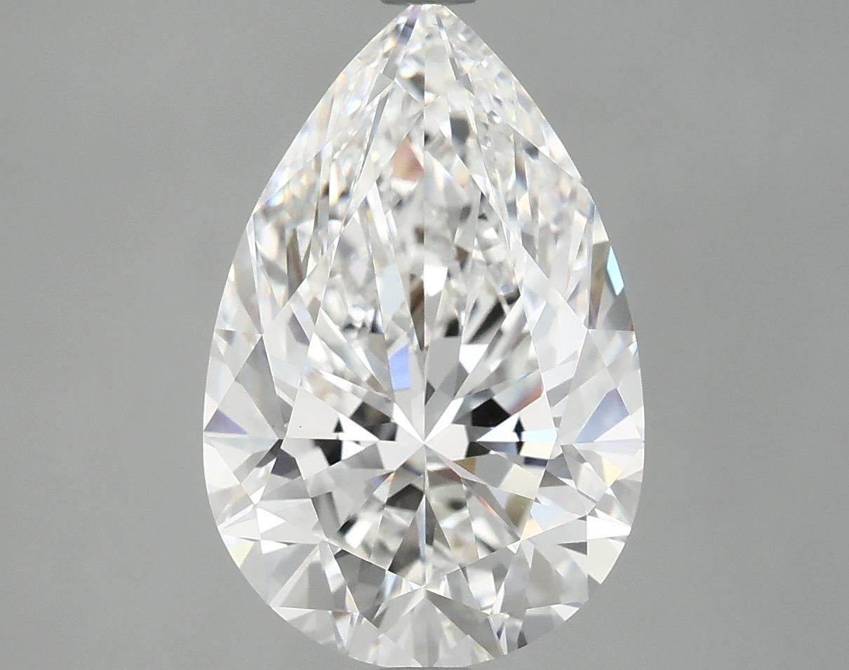 4.89 Carat Pear Shaped Excellent Cut VVS2 IGI Certified Lab Grown Diamond