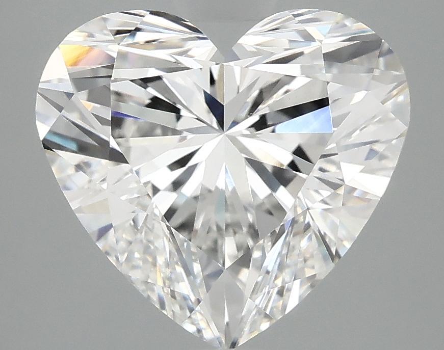 4.02 Carat Heart Shaped Ideal Cut VVS2 IGI Certified Lab Grown Diamond