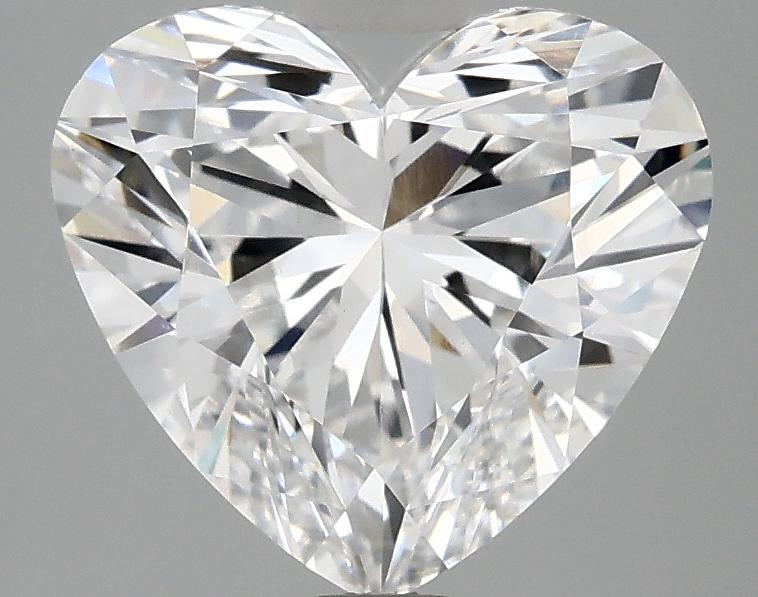 2.98 Carat Heart Shaped Ideal Cut VS1 IGI Certified Lab Grown Diamond