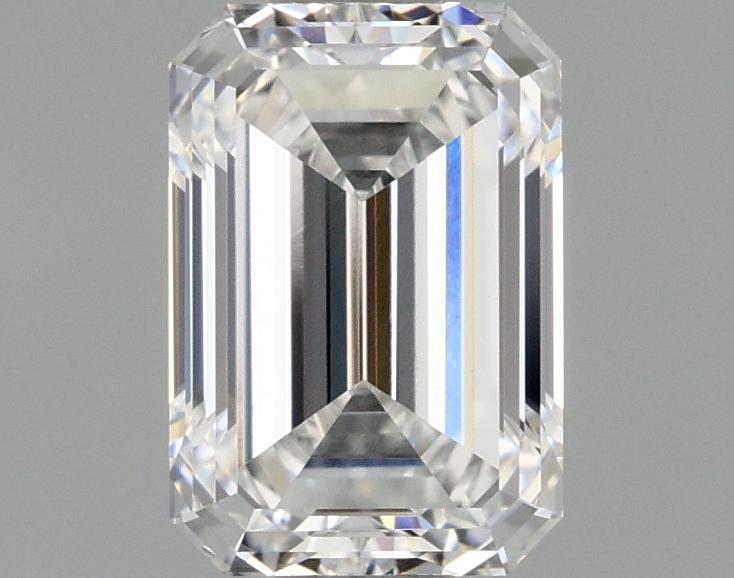 0.98 Carat Emerald Shaped Ideal Cut VVS2 IGI Certified Lab Grown Diamond