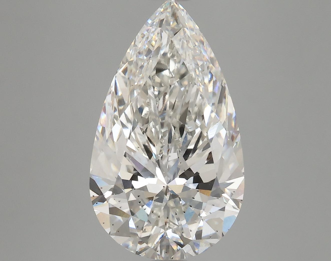 5.04 Carat Pear Shaped Ideal Cut SI1 IGI Certified Lab Grown Diamond