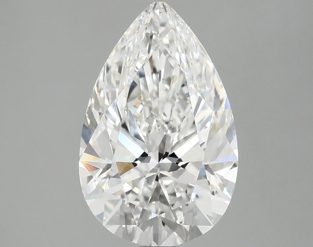 3.03 Carat Pear Shaped Ideal Cut VVS2 IGI Certified Lab Grown Diamond