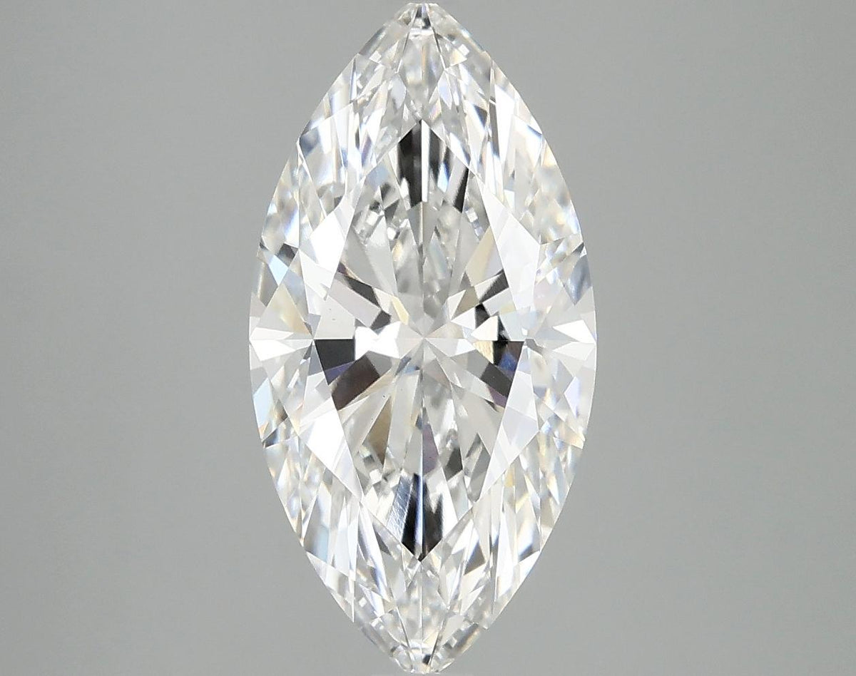 3.07 Carat Marquise Shaped Ideal Cut VVS2 IGI Certified Lab Grown Diamond