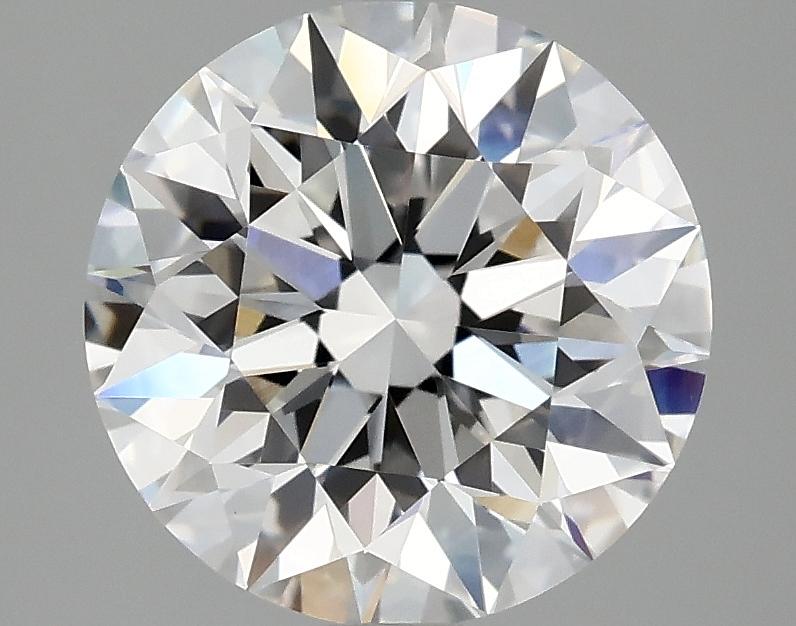 3.06 Carat Round Shaped Excellent Cut VVS2 IGI Certified Lab Grown Diamond