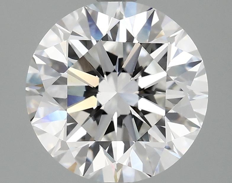 3.04 Carat Round Shaped Excellent Cut VVS2 IGI Certified Lab Grown Diamond