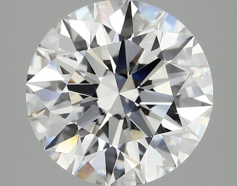 3.08 Carat Round Shaped Ideal Cut VVS2 IGI Certified Lab Grown Diamond