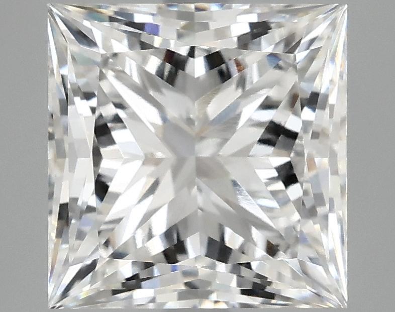 4.03 Carat Princess Shaped Ideal Cut VVS2 IGI Certified Lab Grown Diamond