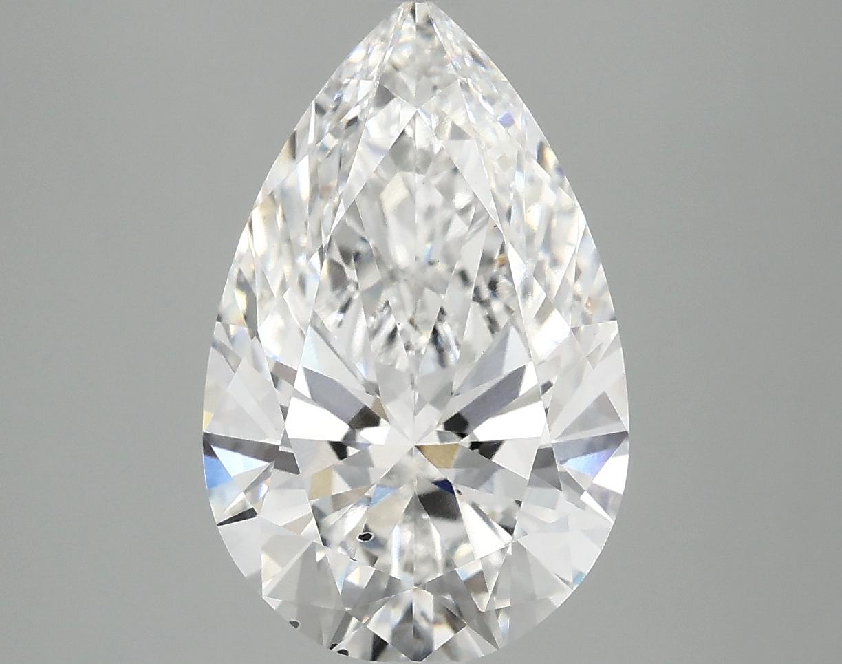 4.03 Carat Pear Shaped Ideal Cut SI1 IGI Certified Lab Grown Diamond