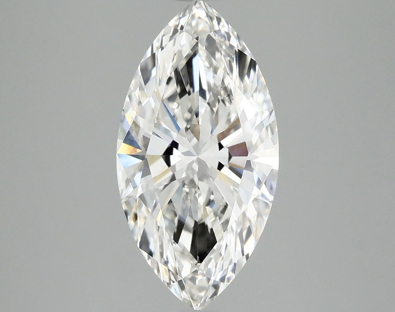 3.09 Carat Marquise Shaped Ideal Cut VVS2 IGI Certified Lab Grown Diamond