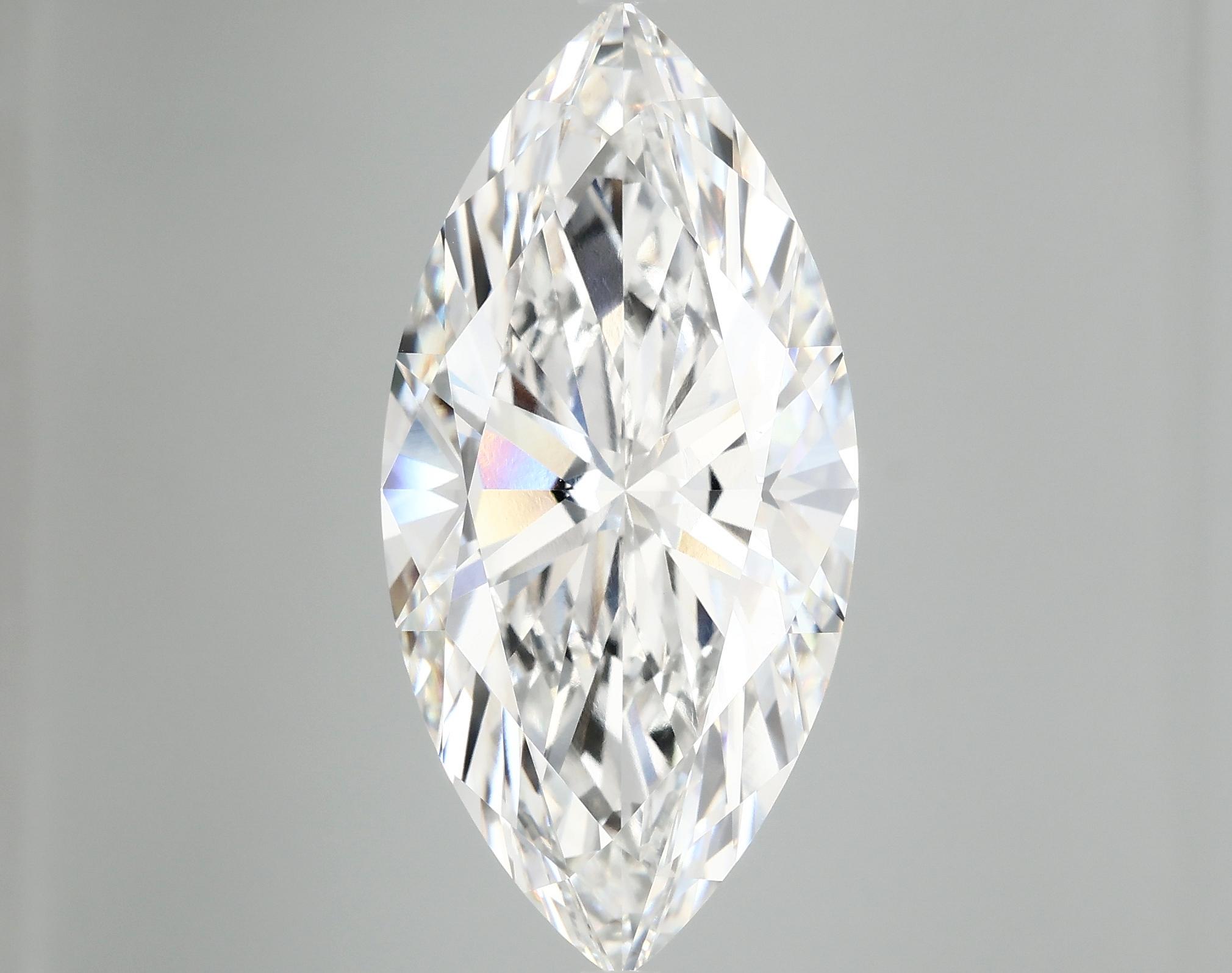 11.25 Carat Marquise Shaped Excellent Cut VVS2 IGI Certified Lab Grown Diamond