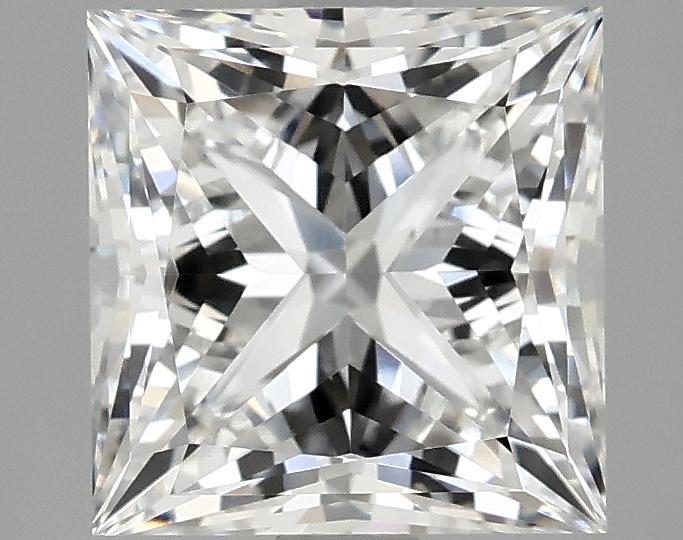 3.02 Carat Princess Shaped Ideal Cut VVS2 IGI Certified Lab Grown Diamond