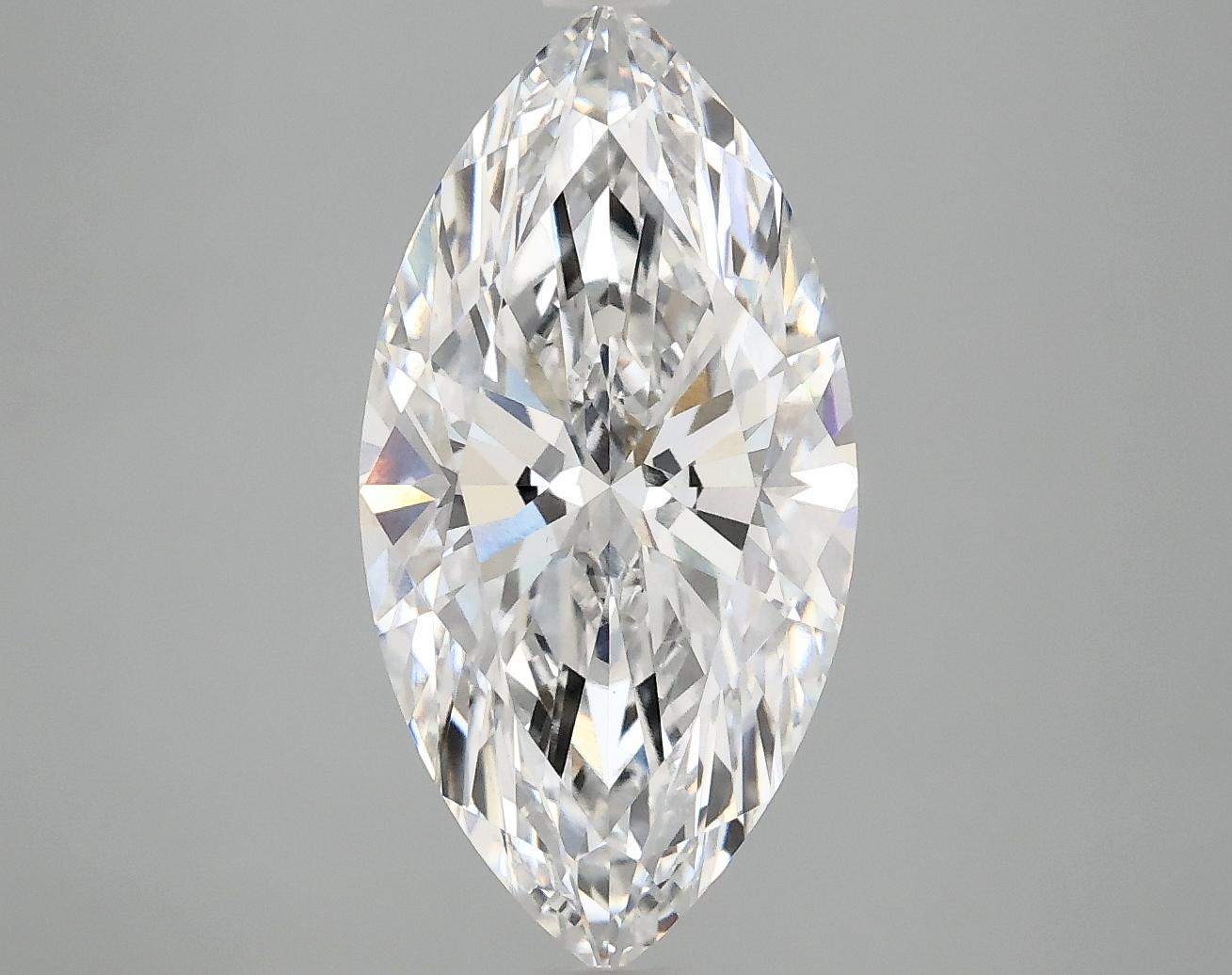 3.38 Carat Marquise Shaped Ideal Cut VS1 IGI Certified Lab Grown Diamond
