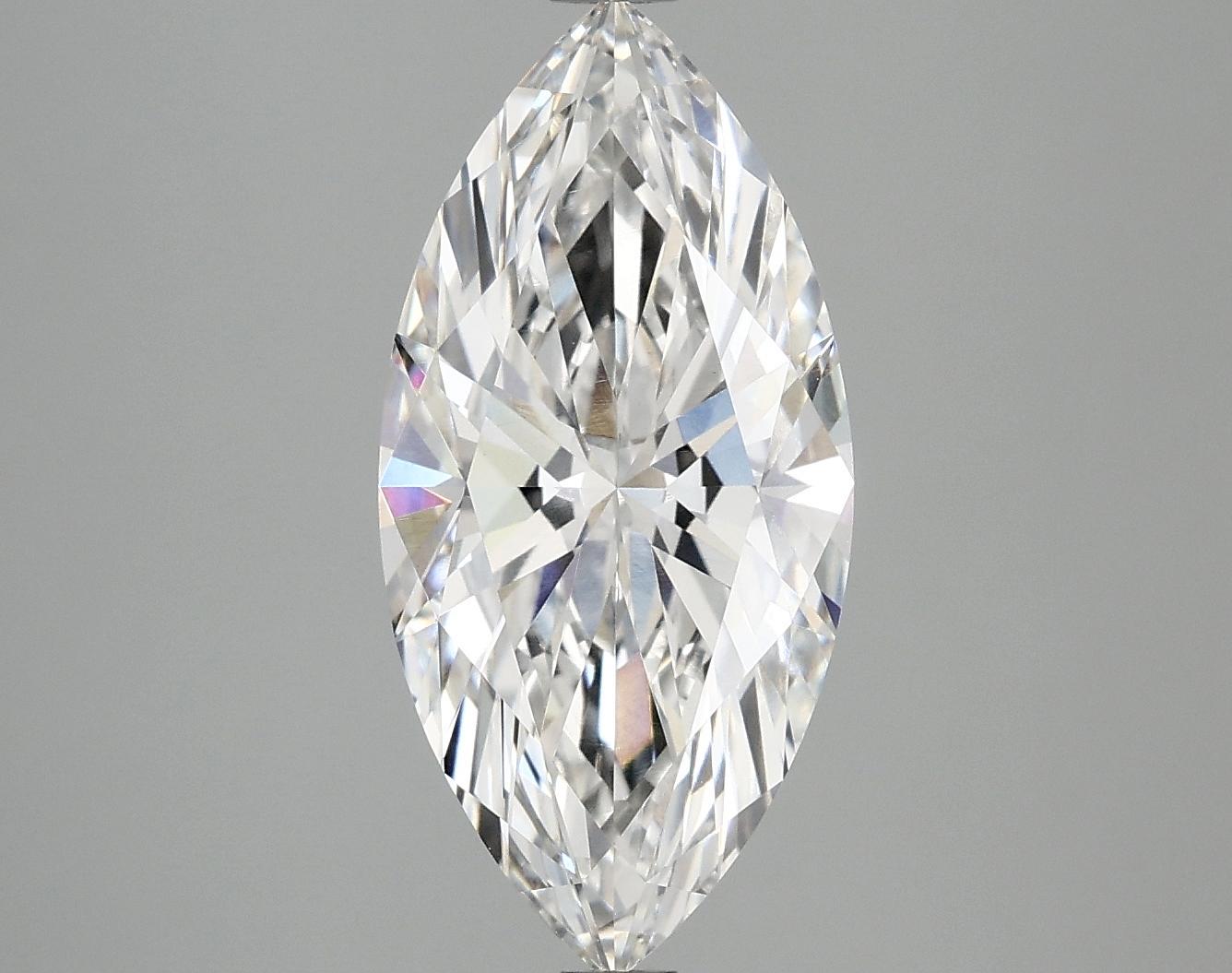 3.09 Carat Marquise Shaped Excellent Cut VS1 IGI Certified Lab Grown Diamond