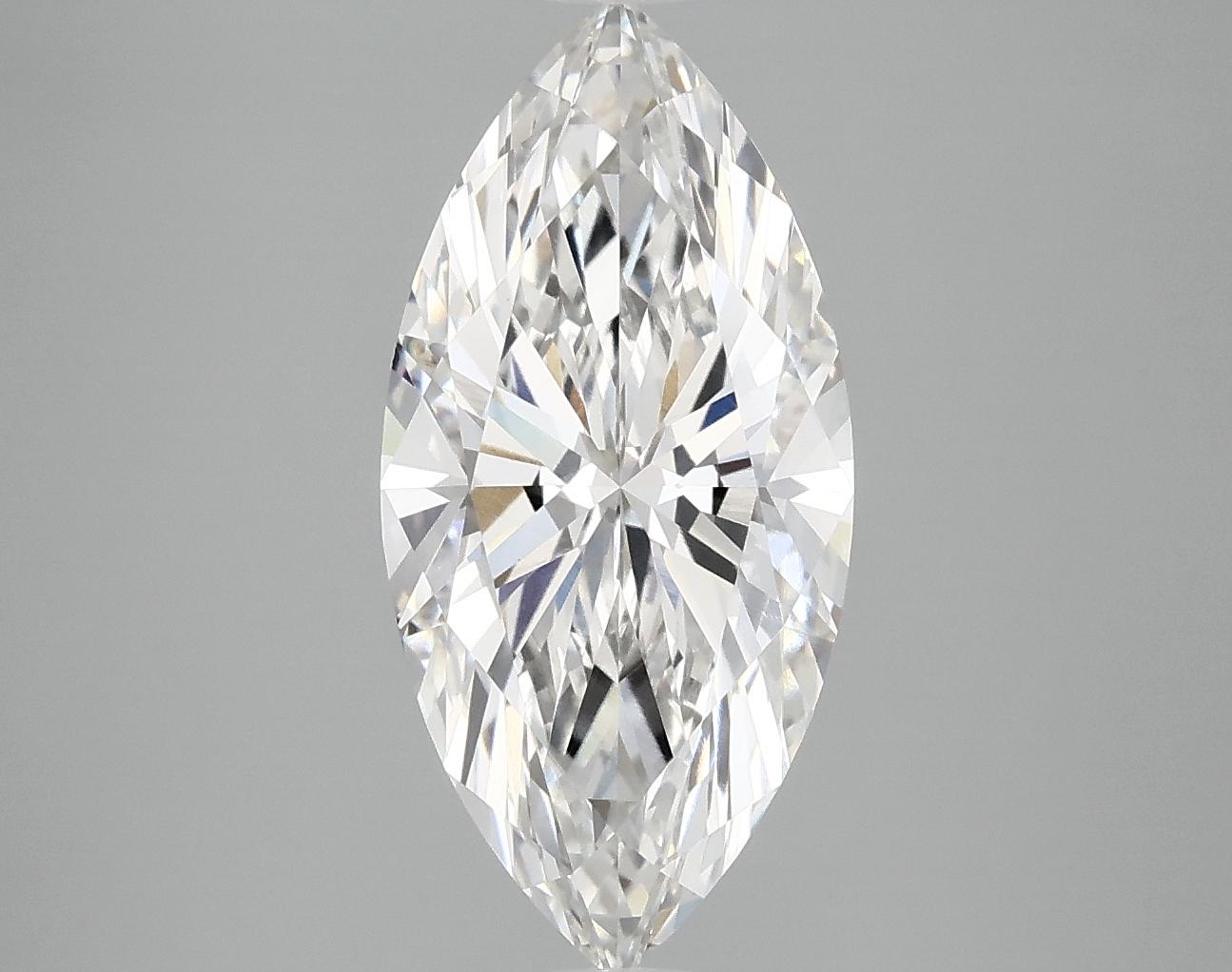 3.08 Carat Marquise Shaped Excellent Cut VS1 IGI Certified Lab Grown Diamond