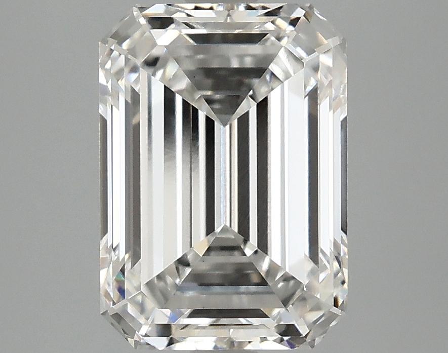 3.1 Carat Emerald Shaped Ideal Cut VVS2 IGI Certified Lab Grown Diamond
