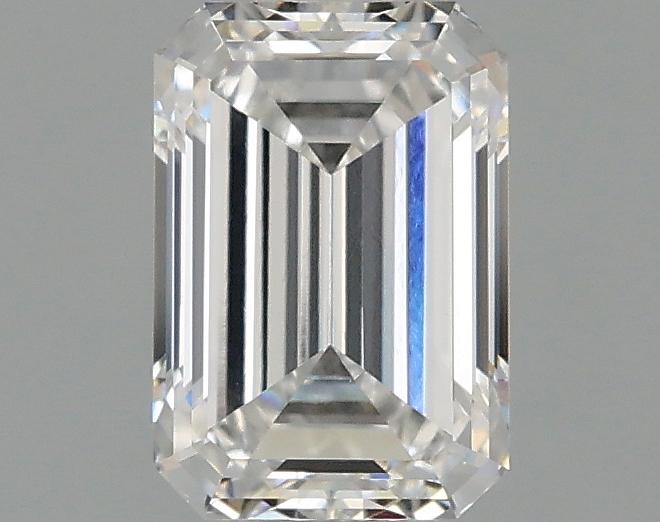 0.97 Carat Emerald Shaped Ideal Cut VVS2 IGI Certified Lab Grown Diamond