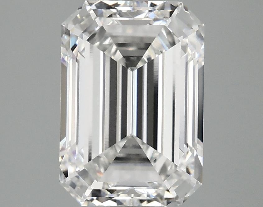 3.07 Carat Emerald Shaped Ideal Cut VVS2 IGI Certified Lab Grown Diamond