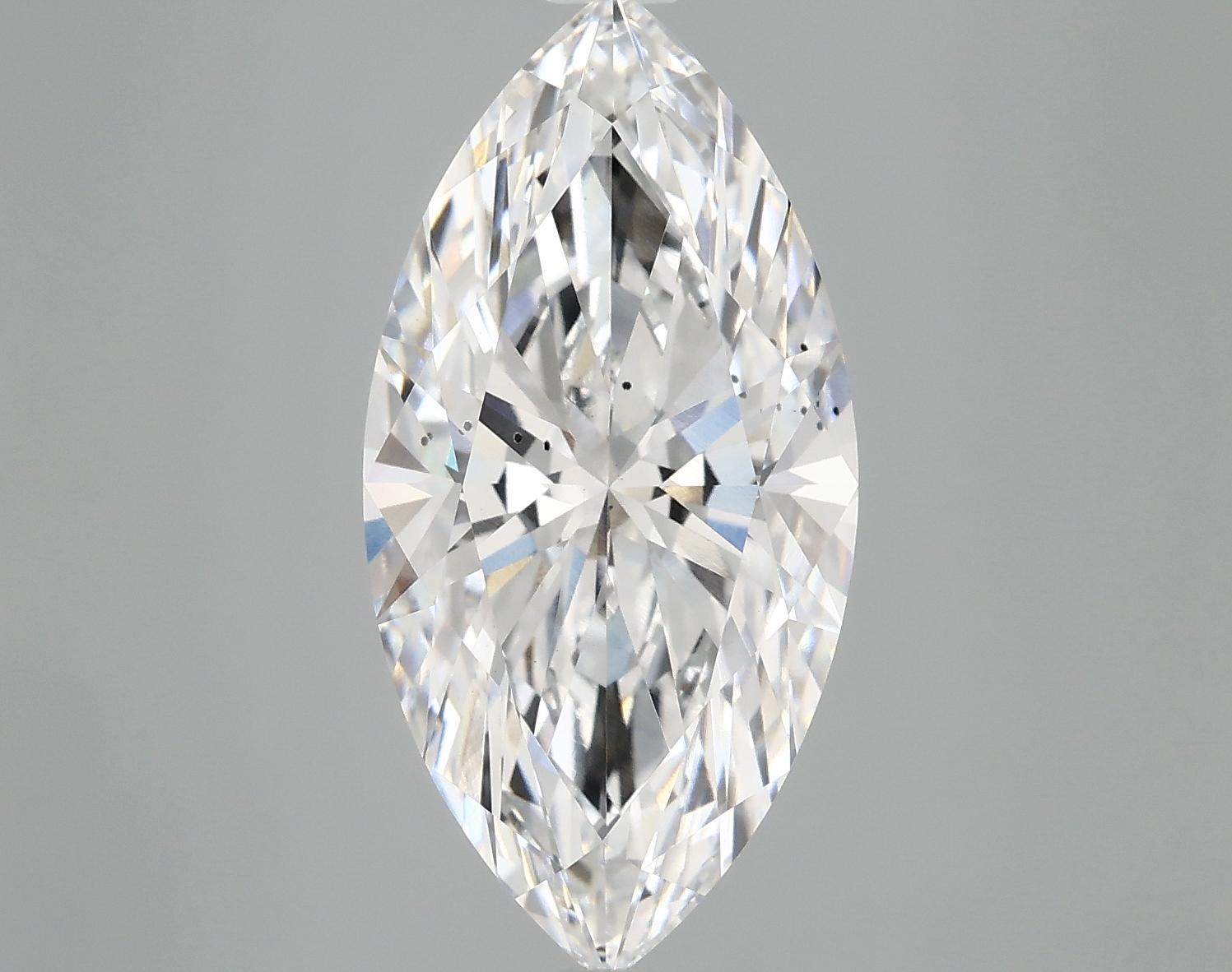 5.08 Carat Marquise Shaped Ideal Cut SI1 IGI Certified Lab Grown Diamond