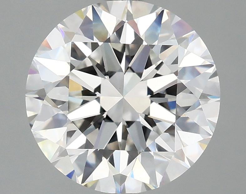 3.08 Carat Round Shaped Excellent Cut VVS2 IGI Certified Lab Grown Diamond