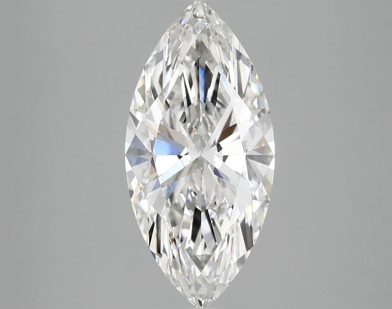 3.04 Carat Marquise Shaped Excellent Cut VS1 IGI Certified Lab Grown Diamond