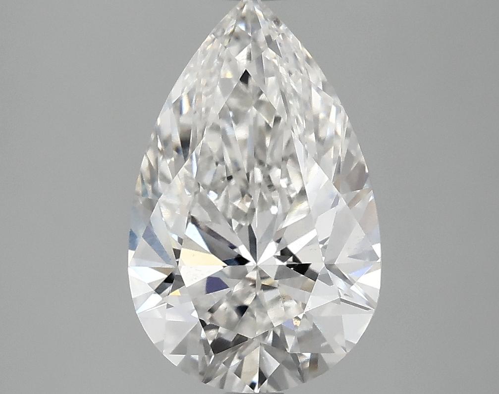 2.5 Carat Pear Shaped Ideal Cut VS2 IGI Certified Lab Grown Diamond