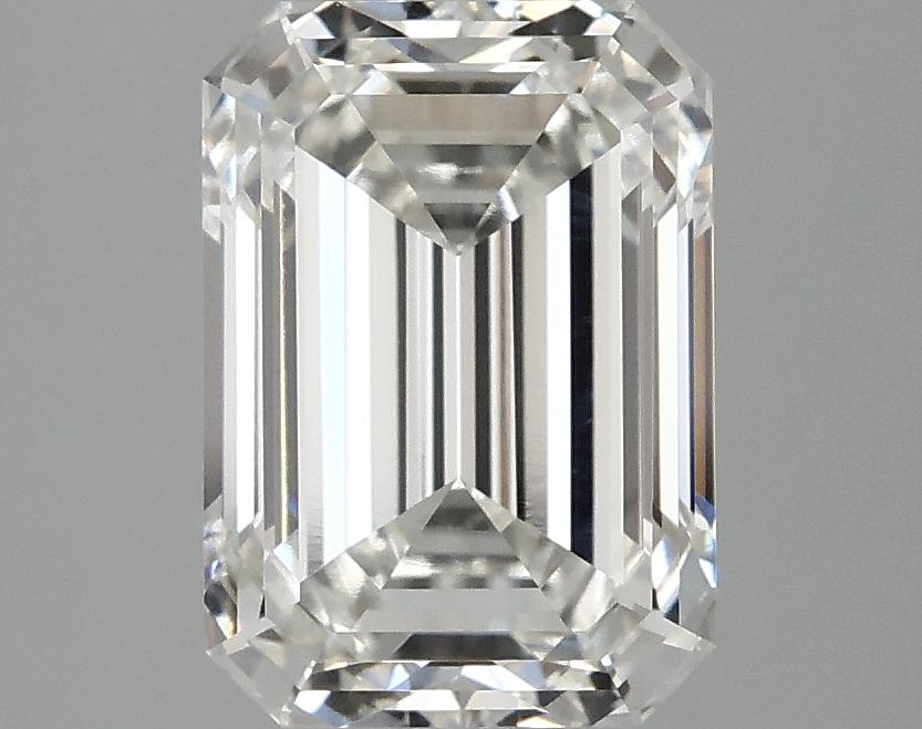 3.09 Carat Emerald Shaped Ideal Cut VVS2 IGI Certified Lab Grown Diamond