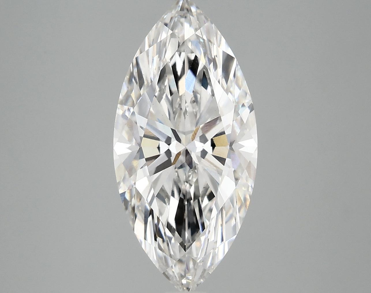 3.07 Carat Marquise Shaped Excellent Cut VS1 IGI Certified Lab Grown Diamond