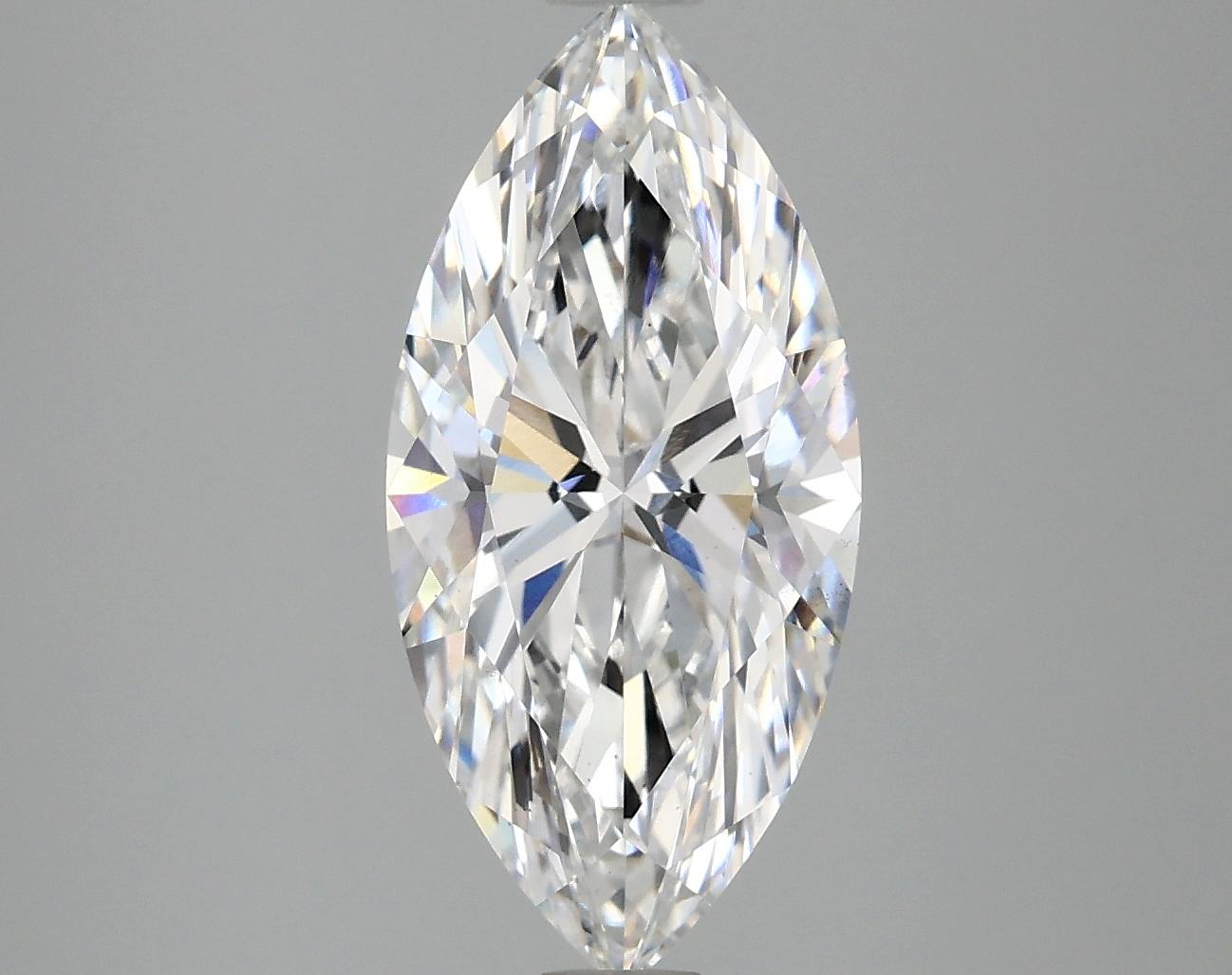 3.06 Carat Marquise Shaped Excellent Cut VS1 IGI Certified Lab Grown Diamond