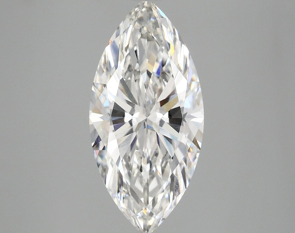 3.03 Carat Marquise Shaped Excellent Cut VVS2 IGI Certified Lab Grown Diamond