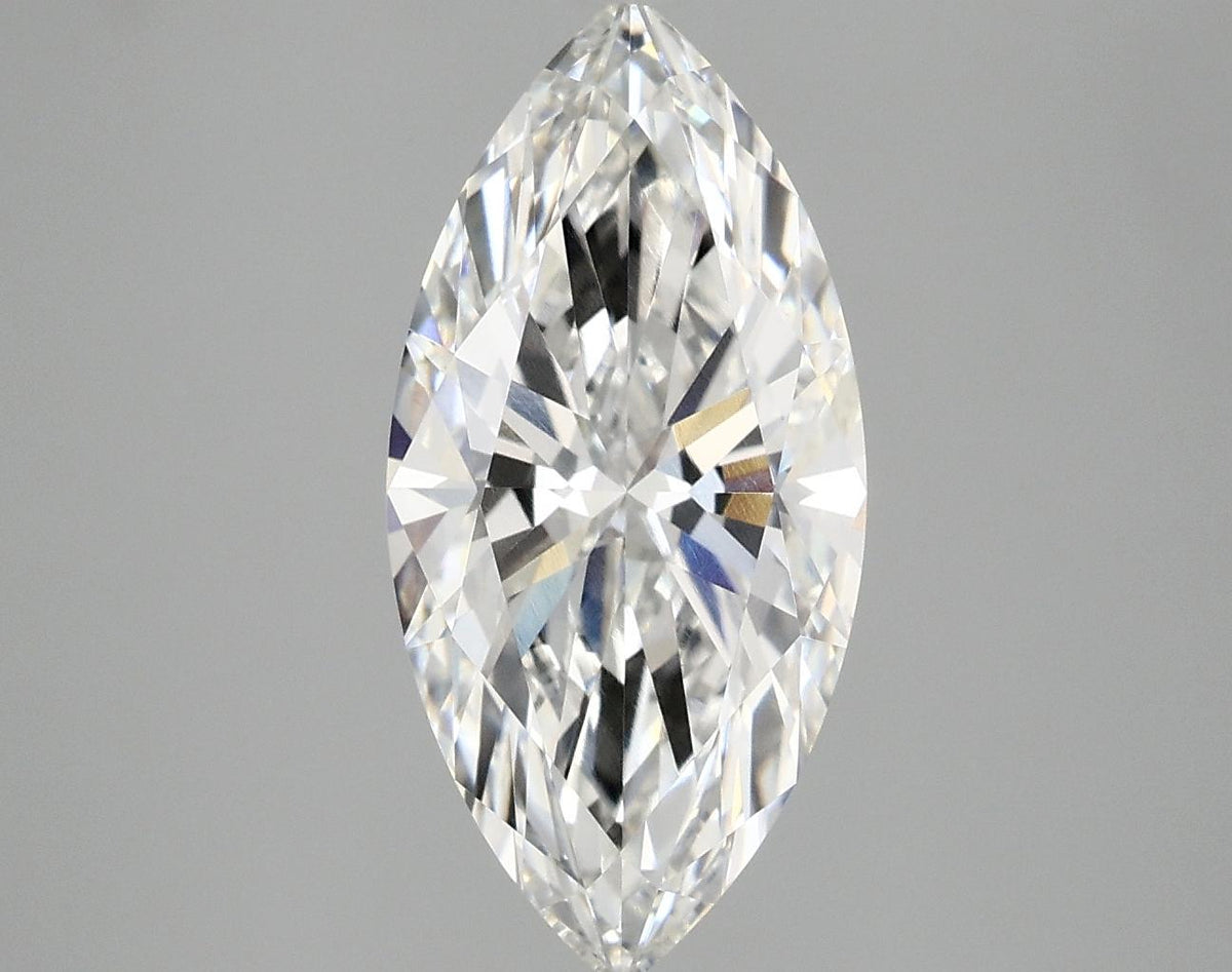 3.04 Carat Marquise Shaped Excellent Cut VVS2 IGI Certified Lab Grown Diamond