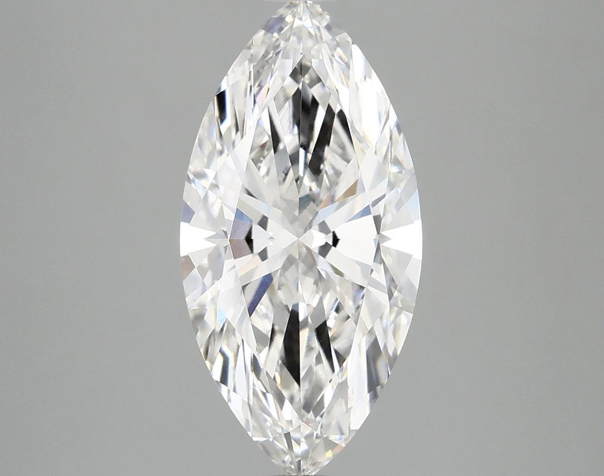 2.53 Carat Marquise Shaped Ideal Cut VVS2 IGI Certified Lab Grown Diamond