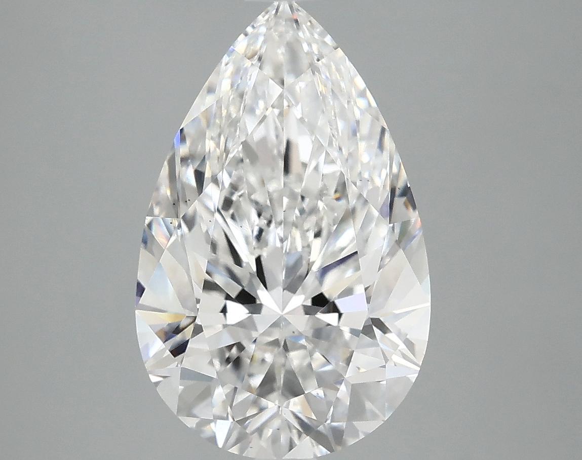 3.93 Carat Pear Shaped Ideal Cut VS2 IGI Certified Lab Grown Diamond