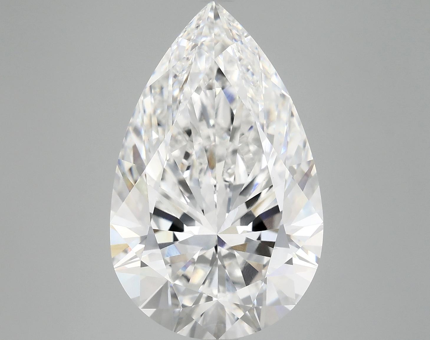 7.06 Carat Pear Shaped Ideal Cut VVS2 IGI Certified Lab Grown Diamond