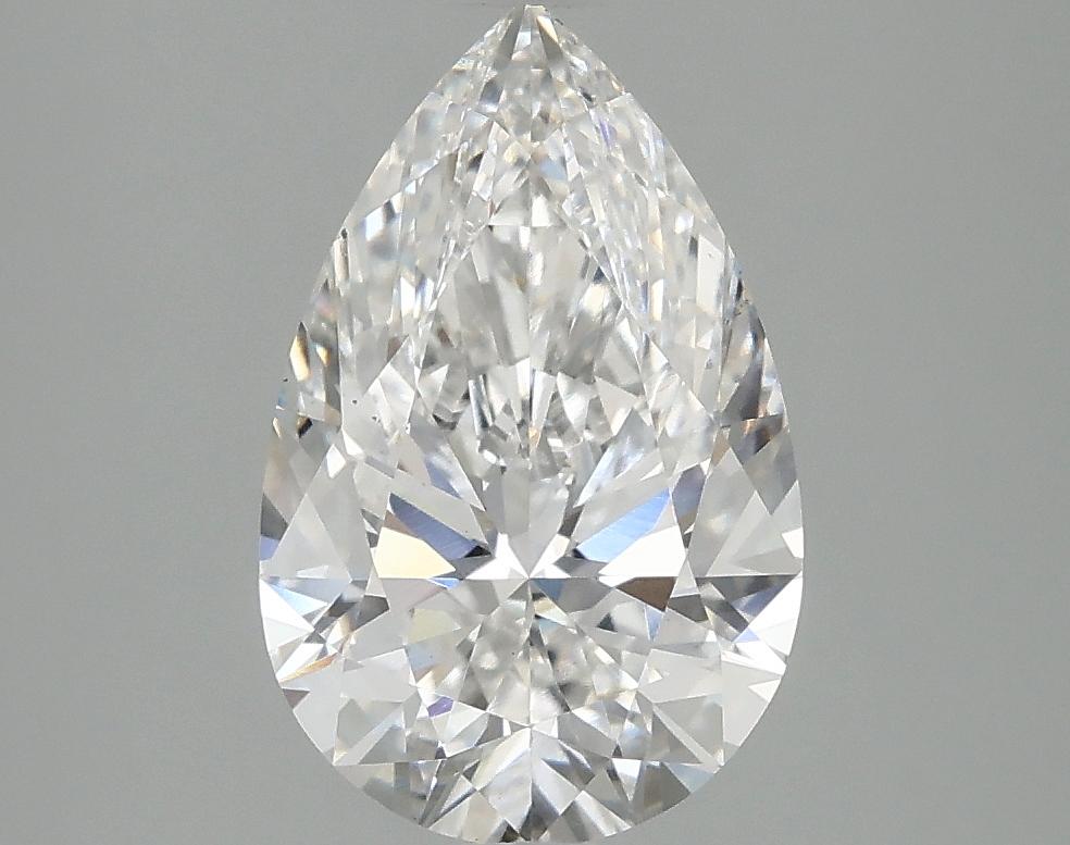 2.52 Carat Pear Shaped Ideal Cut VS1 IGI Certified Lab Grown Diamond