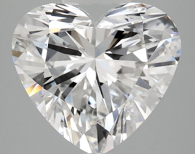 3.04 Carat Heart Shaped Ideal Cut VVS2 IGI Certified Lab Grown Diamond