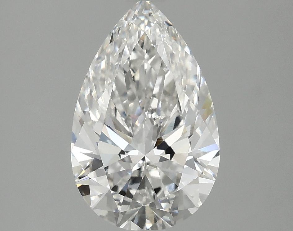 1.98 Carat Pear Shaped Ideal Cut VVS2 IGI Certified Lab Grown Diamond