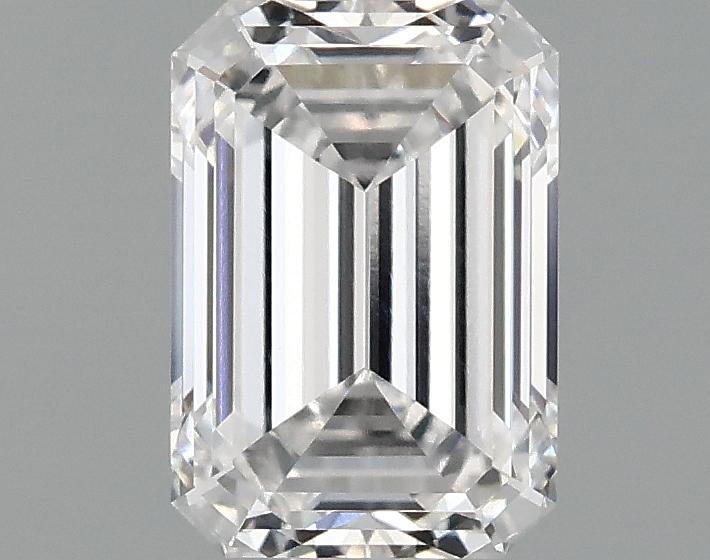 1.08 Carat Emerald Shaped Ideal Cut VVS2 IGI Certified Lab Grown Diamond