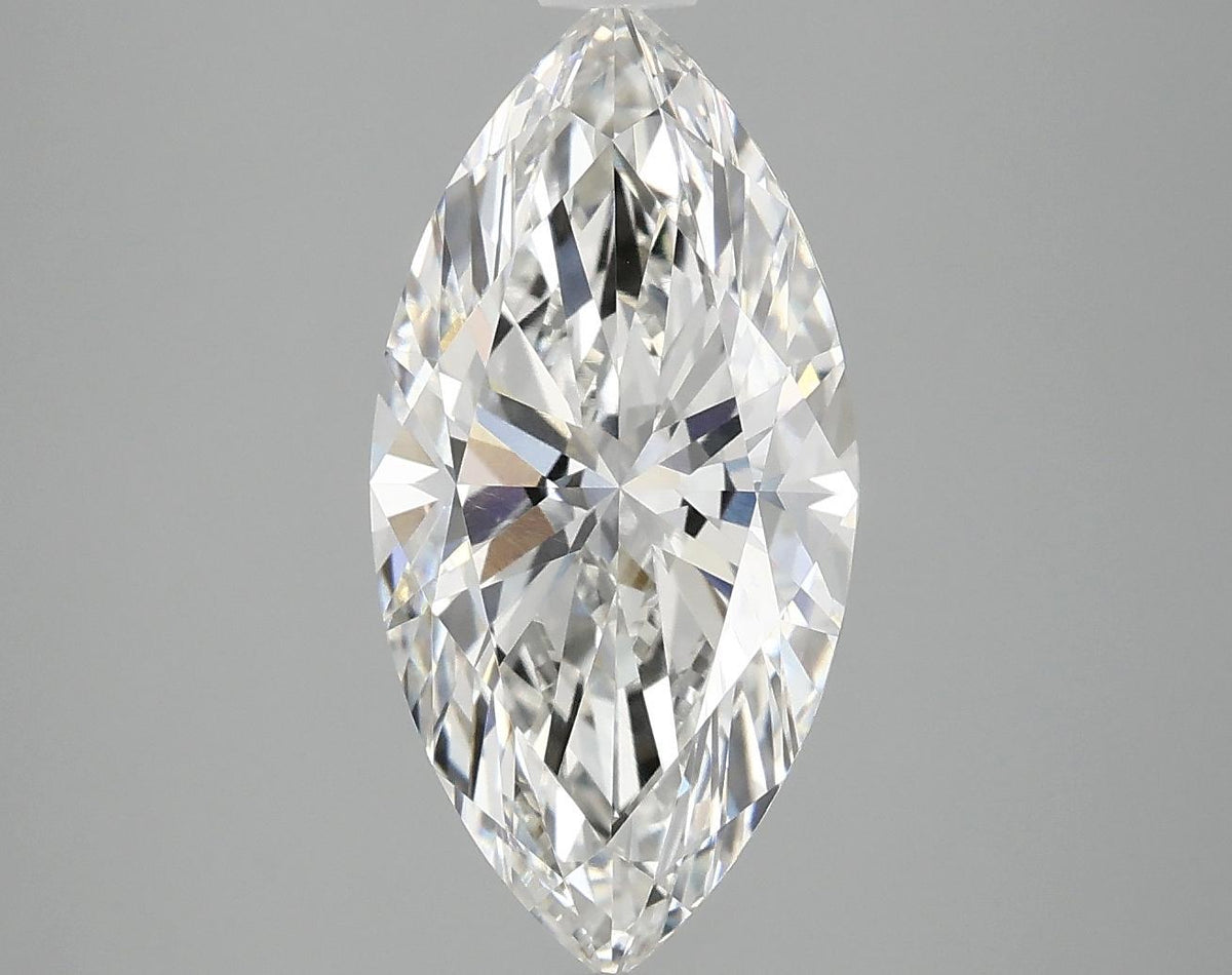 3.05 Carat Marquise Shaped Ideal Cut VVS2 IGI Certified Lab Grown Diamond