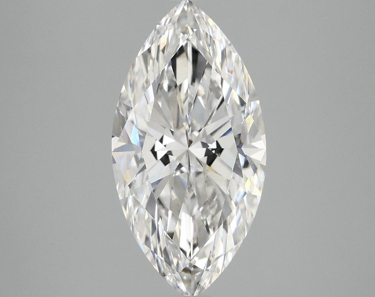 3.04 Carat Marquise Shaped Ideal Cut VVS2 IGI Certified Lab Grown Diamond