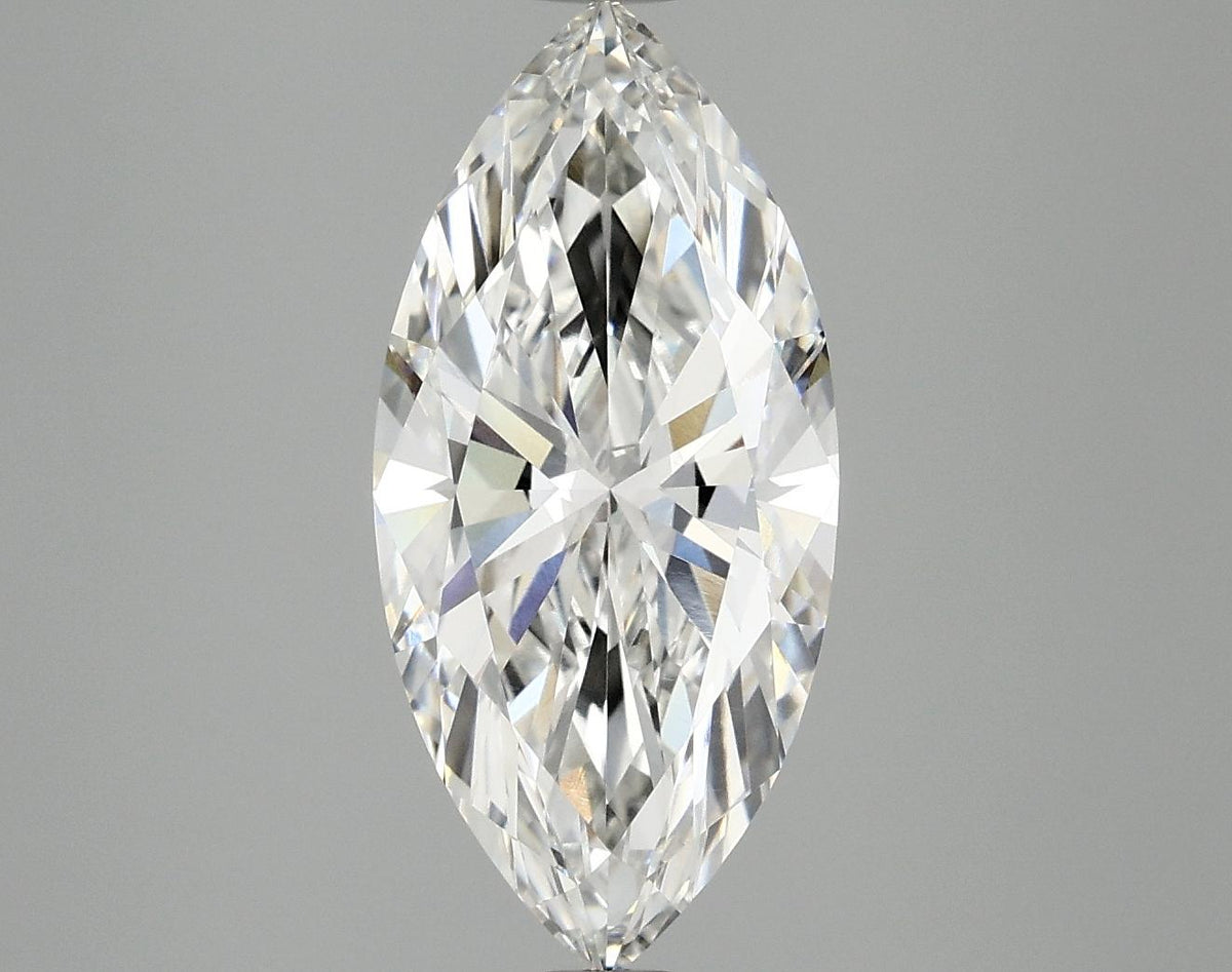 2.97 Carat Marquise Shaped Excellent Cut VVS2 IGI Certified Lab Grown Diamond