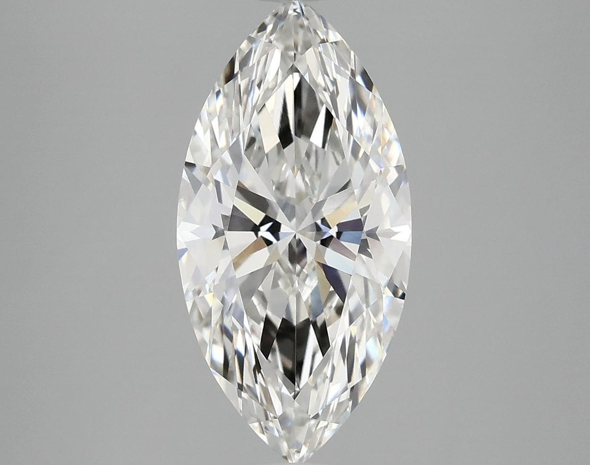 3.05 Carat Marquise Shaped Ideal Cut VVS1 IGI Certified Lab Grown Diamond