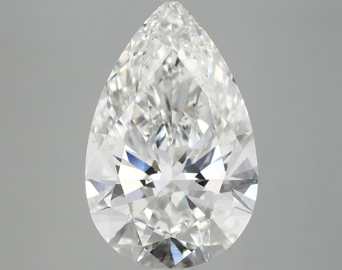 4.04 Carat Pear Shaped Ideal Cut VS1 IGI Certified Lab Grown Diamond
