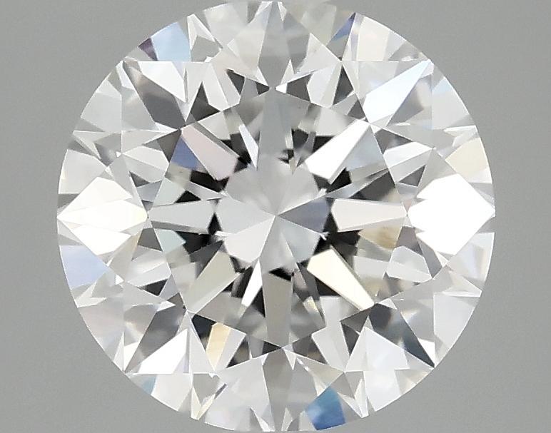 3.07 Carat Round Shaped Excellent Cut VVS2 IGI Certified Lab Grown Diamond