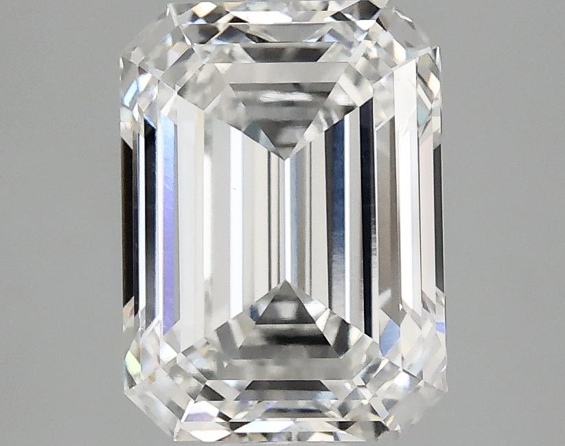 3.07 Carat Emerald Shaped Excellent Cut VVS2 IGI Certified Lab Grown Diamond