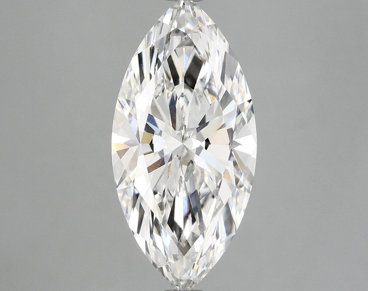 3.03 Carat Marquise Shaped Ideal Cut VVS1 IGI Certified Lab Grown Diamond